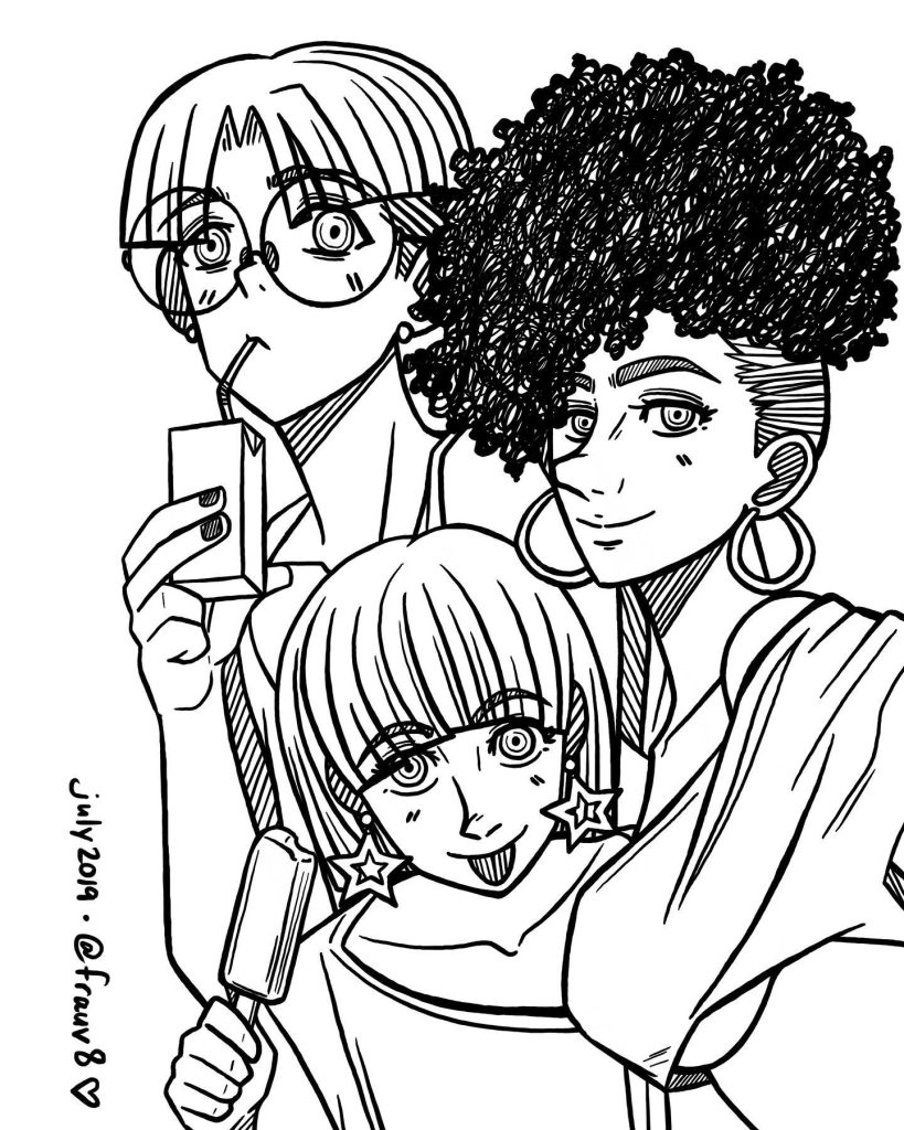 Artwork from @frauv8, 2019-07-07
