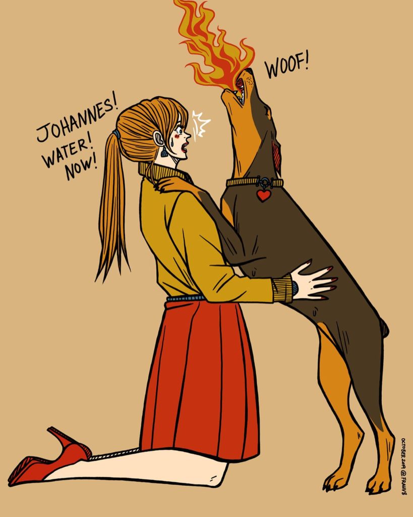 Artwork from @frauv8, 2019-10-10