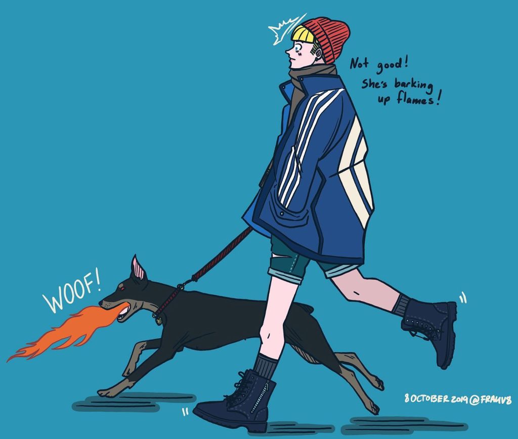 Artwork from @frauv8, 2019-10-08