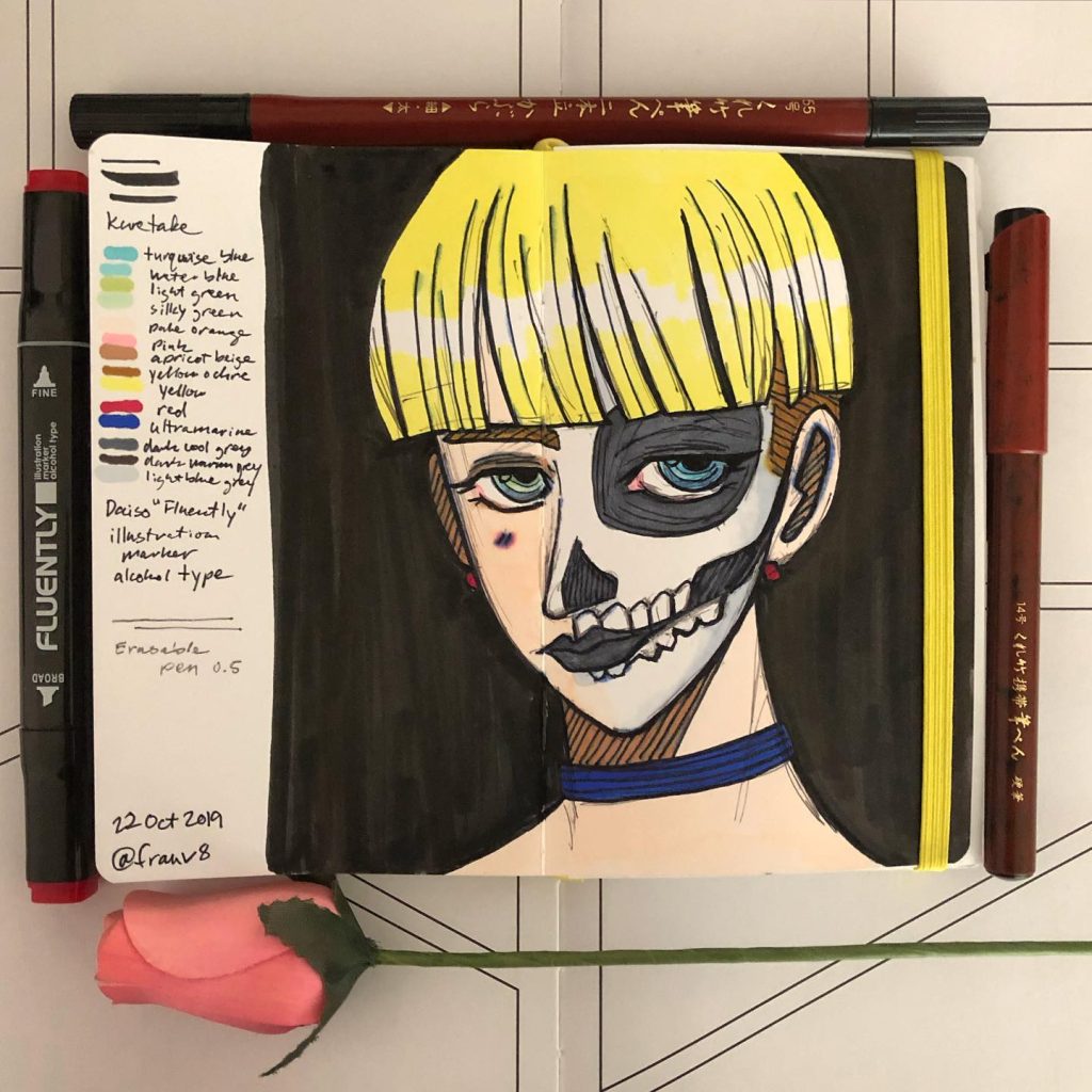 Artwork from @frauv8, 2019-10-22