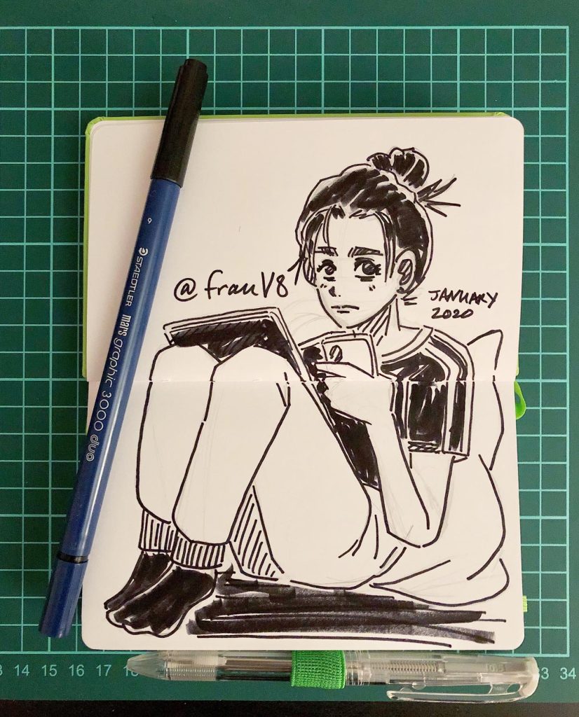Artwork from @frauv8, 2020-01-21