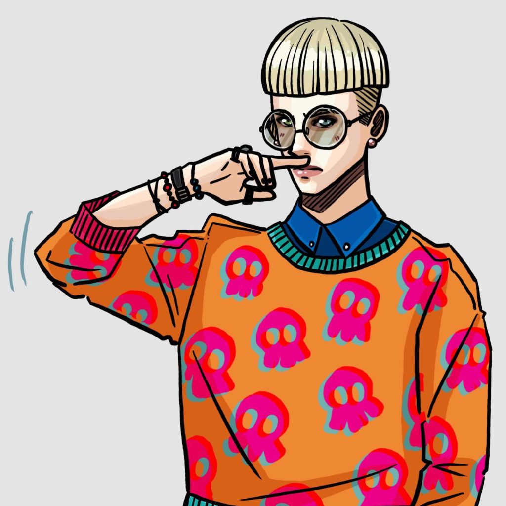 Artwork from @frauv8, 2021-10-13