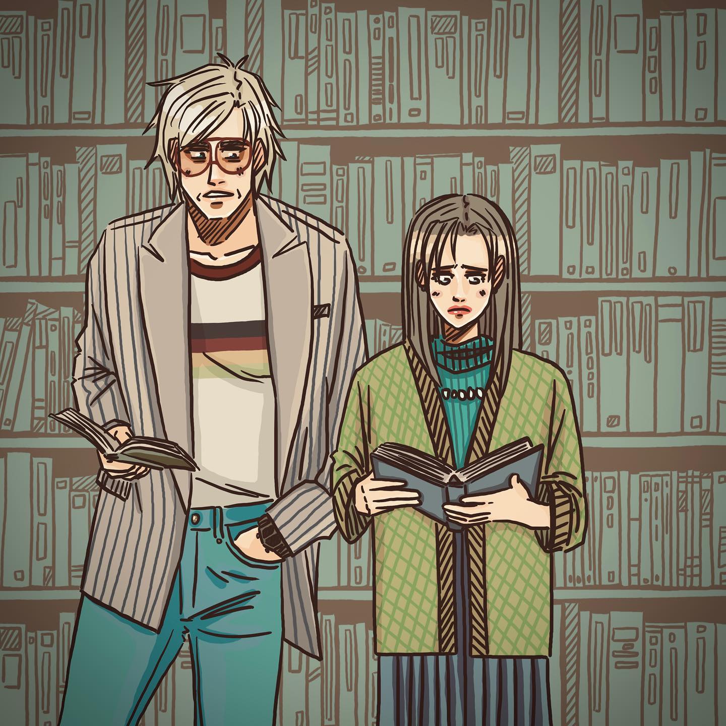 Research at the library — page 2