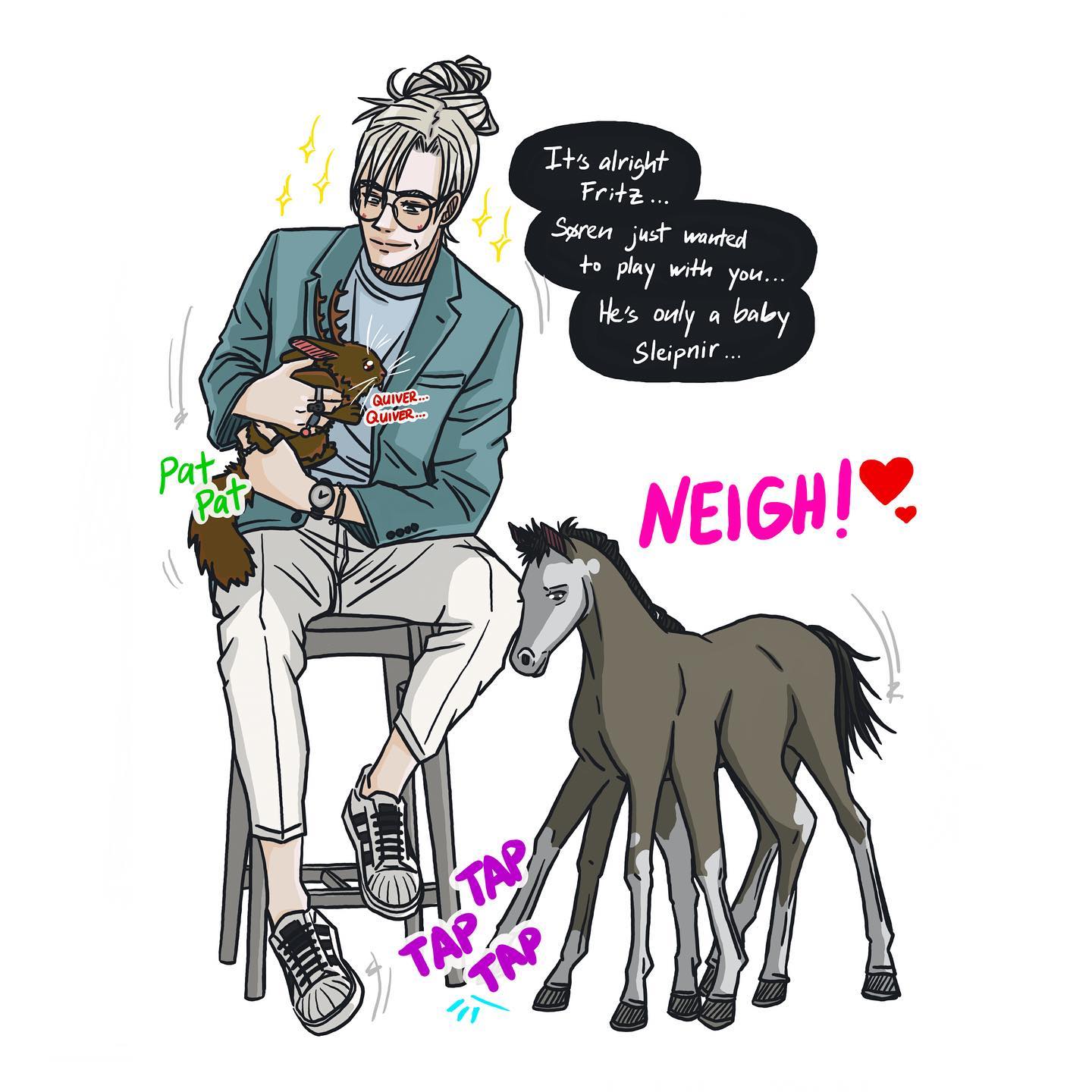 The source of the neighing — page 1