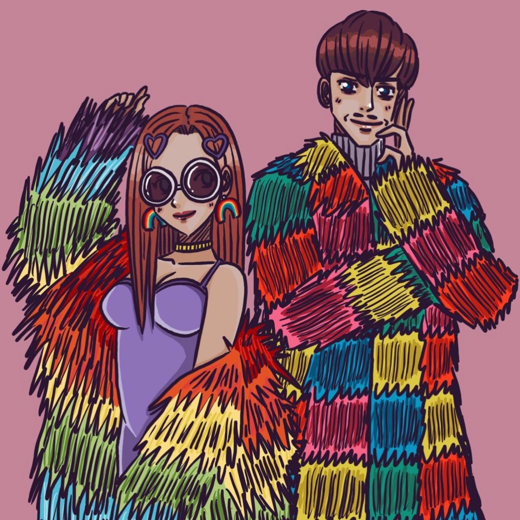 Artwork from @frauv8, 2022-06-02