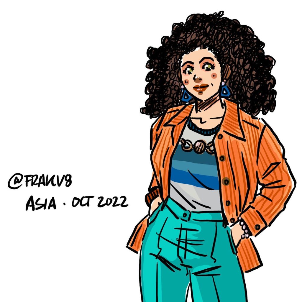 Artwork from @frauv8, 2022-10-07