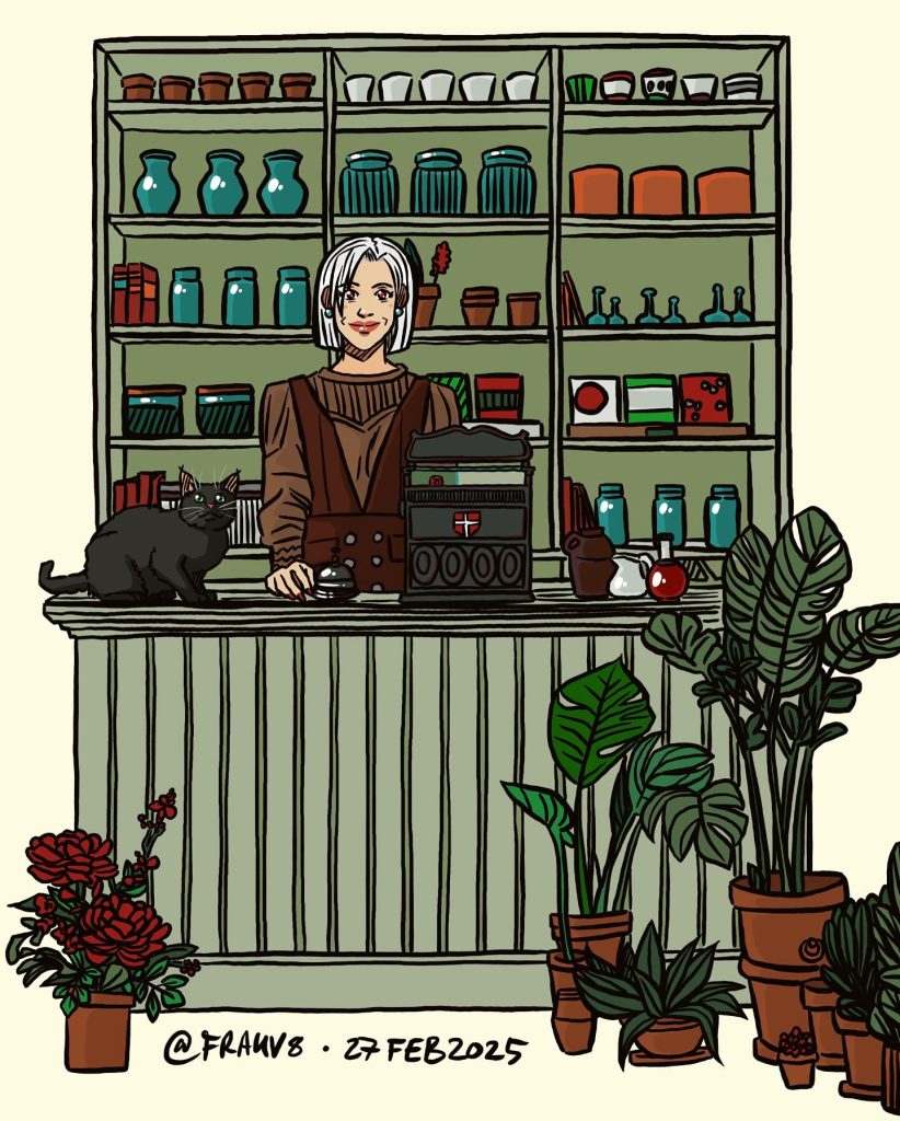 Artwork from @frauv8, 2025-02-28